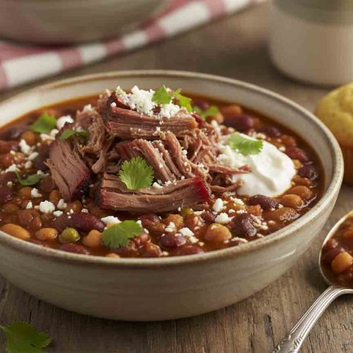 15 Bean Cajun Soup with Dakota Sausage & Brisket