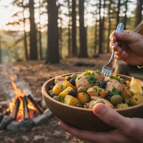 Mediterranean Lemon Chicken with Artichokes & Olives