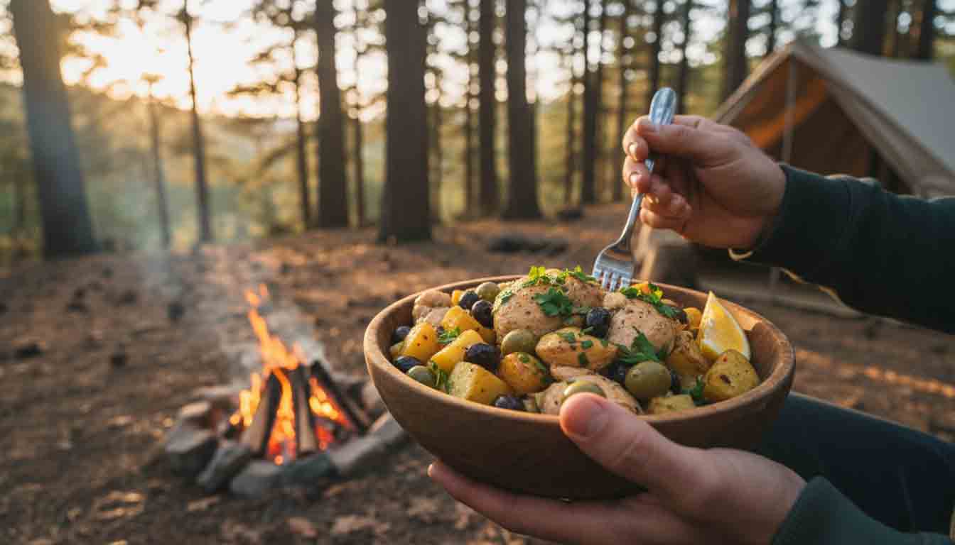 Mediterranean Lemon Chicken with Artichokes & Olives