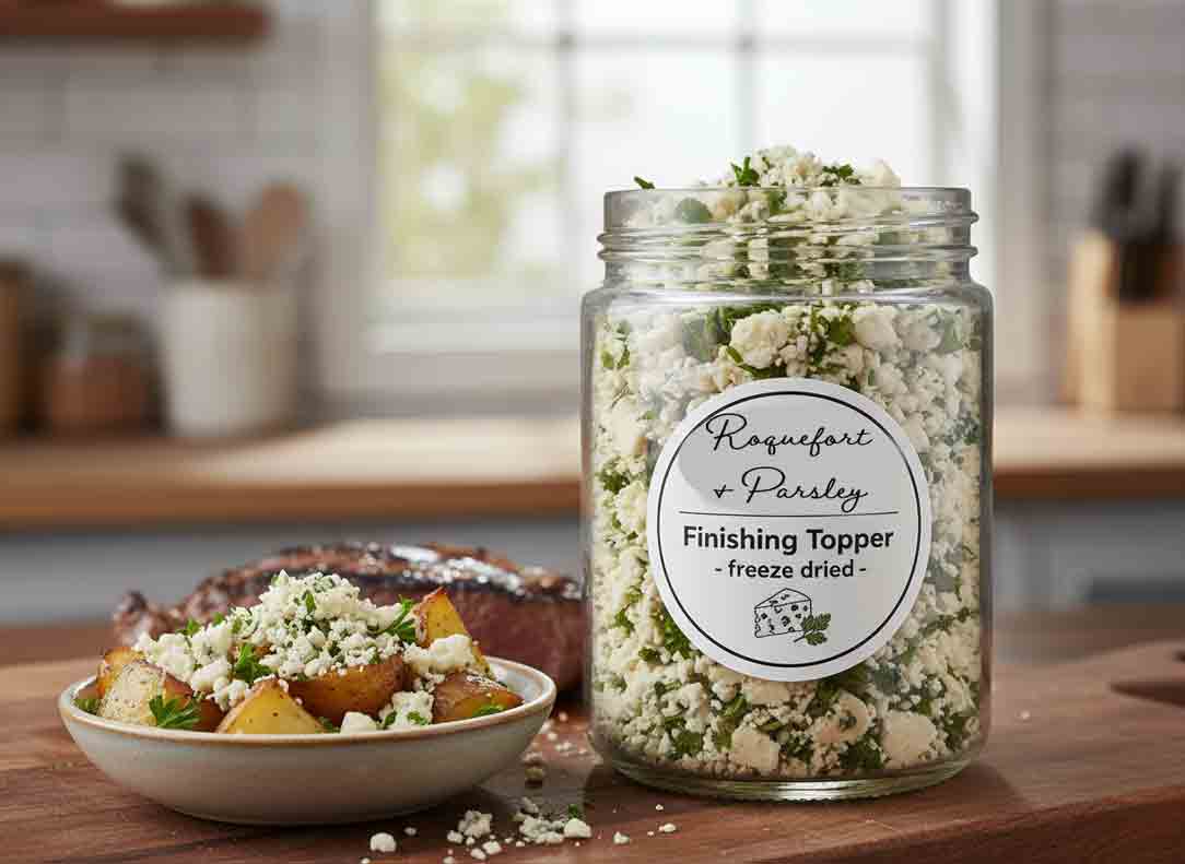 Roquefort & Parsley Finishing Topper