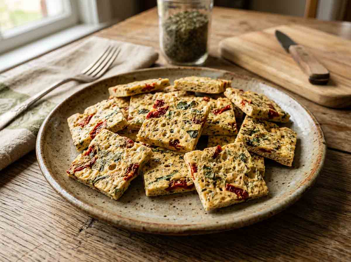 Sun-Dried Tomato & Basil Pesto Frittata