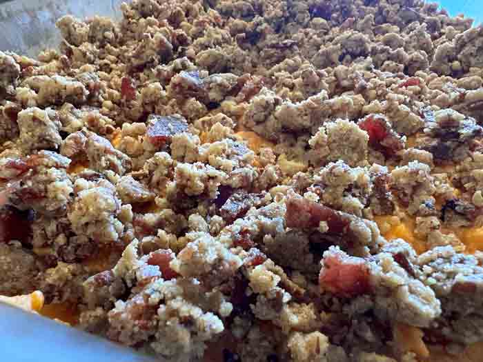 Sweet potato bacon crunch