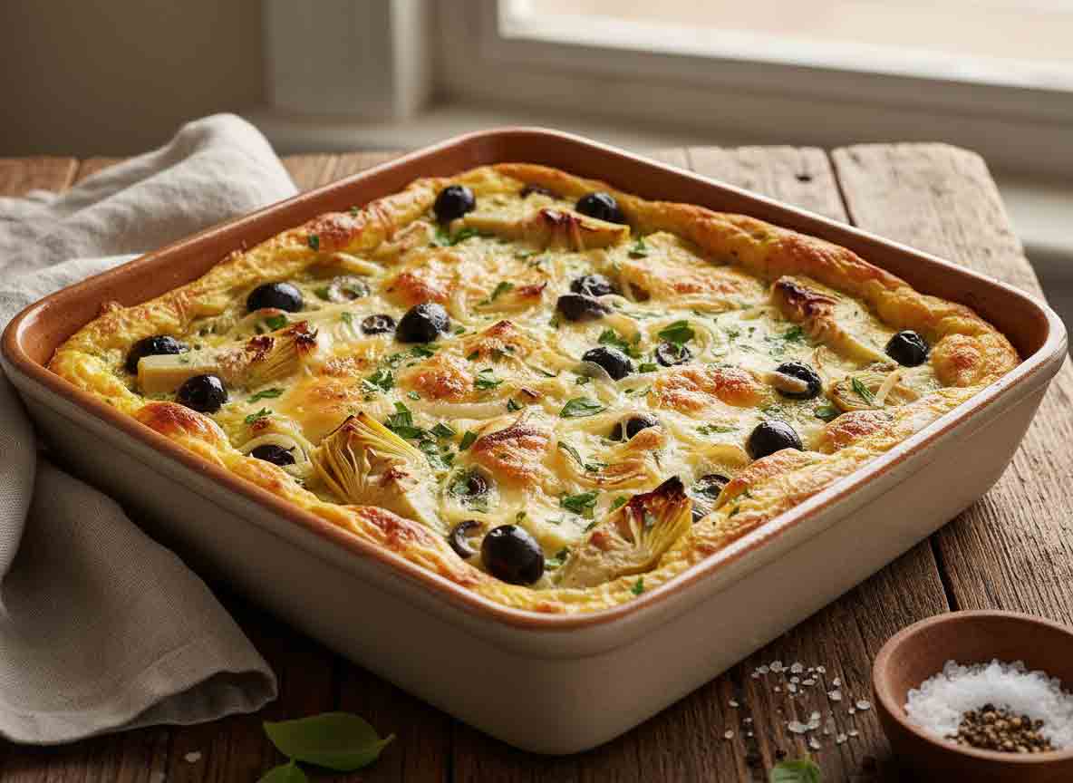 Tuscan Artichoke, Olive & Herb Frittata - Image 4