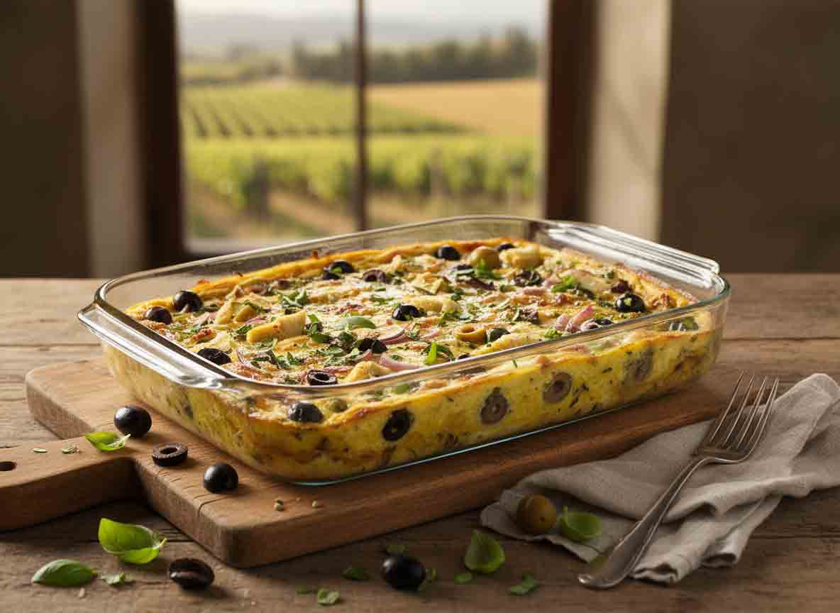 Tuscan Artichoke, Olive & Herb Frittata - Image 2