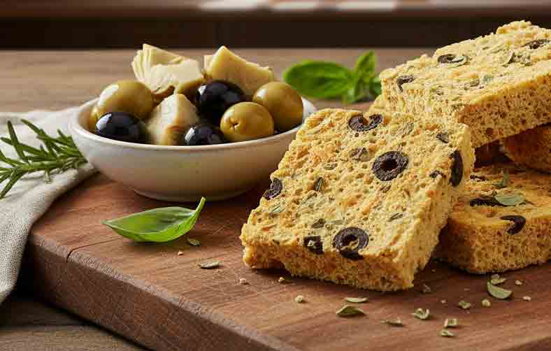 Tuscan Artichoke, Olive & Herb Frittata