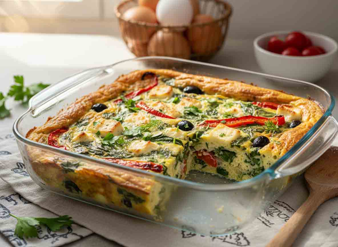 Mediterranean Morning Spinach Frittata - Image 3